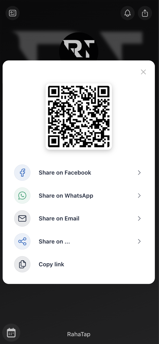 Share Your Profile Anywhere, Instantly